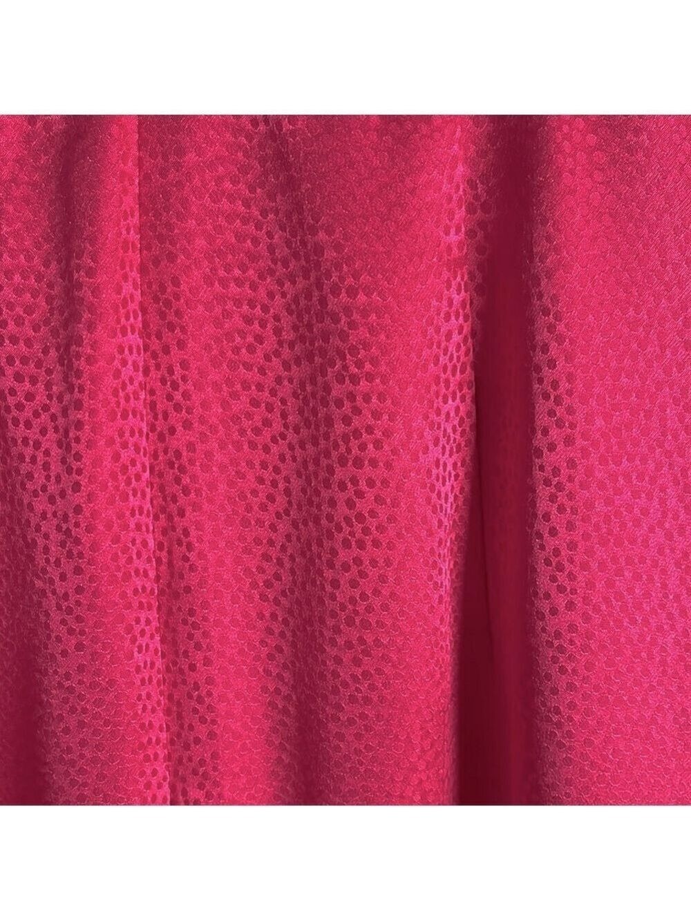 New SALONI Debbie Silk Stamped Mini Dress in Cherry Pink Size 8 - Picture 7 of 14